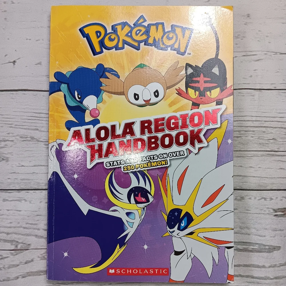 Official Pokemon Aloha Region Handbook Stats & Facts on 250+ Full-Color Guide